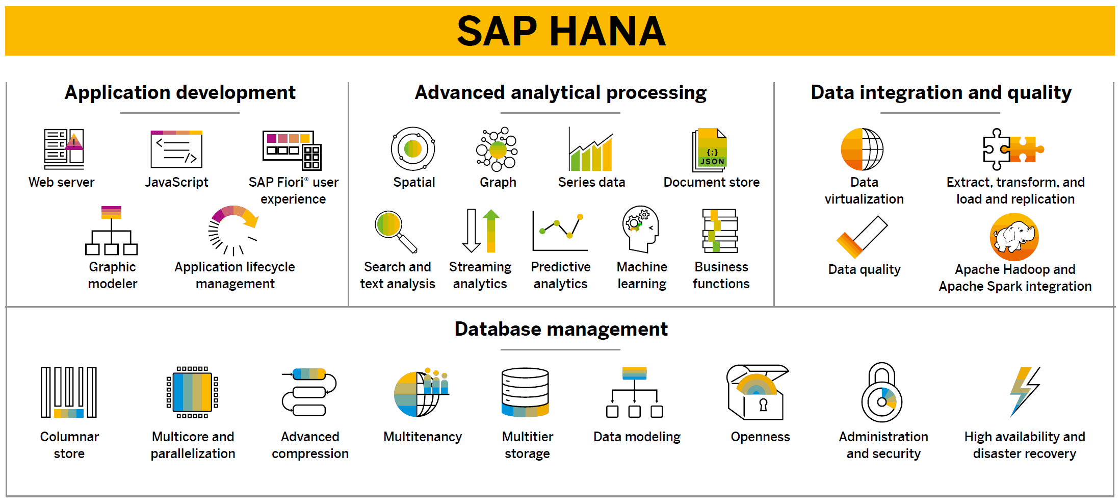 Picture of SAP HANA Text Analytics tools.