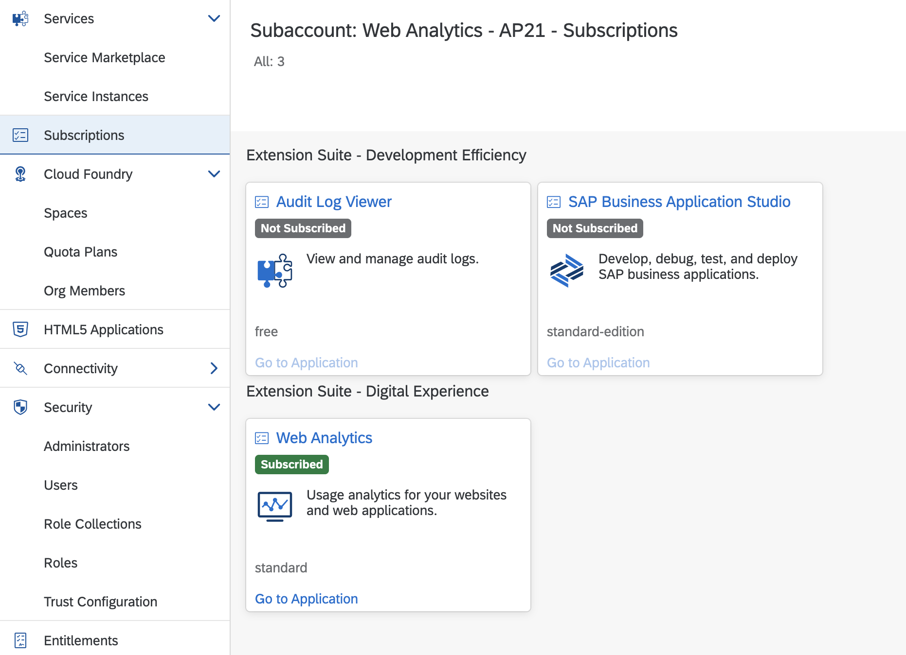 SAP Web Analytics in action