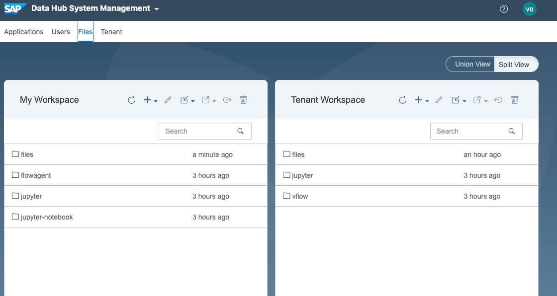 Screen shot of DQM Microservices software.