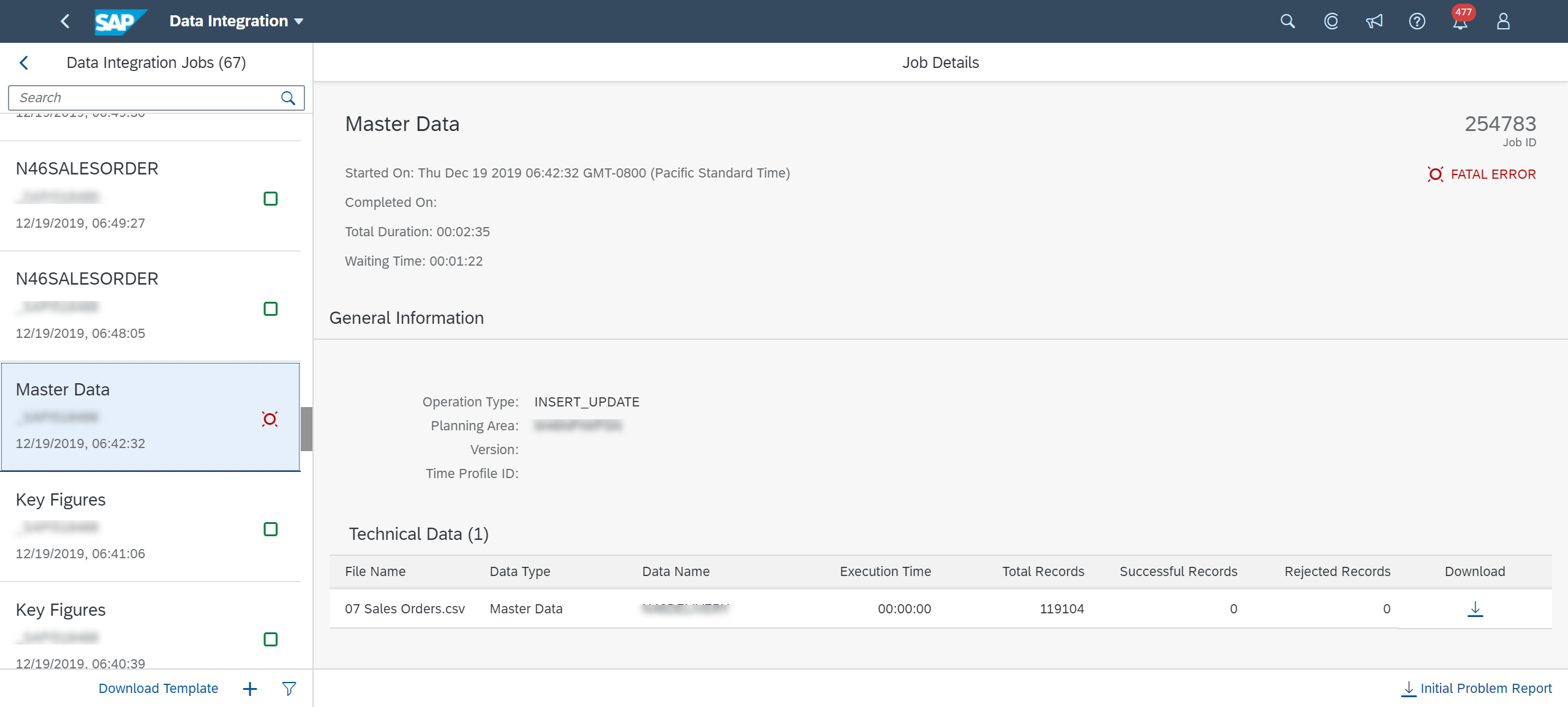 SAP Data Integration in action