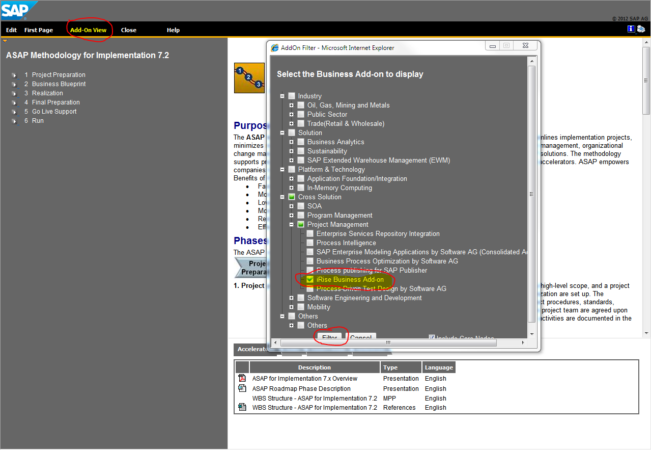 Picture of Powerdesigner tools.