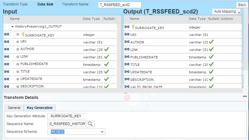 Screen shot of S/4hana Smart Data Integration software.