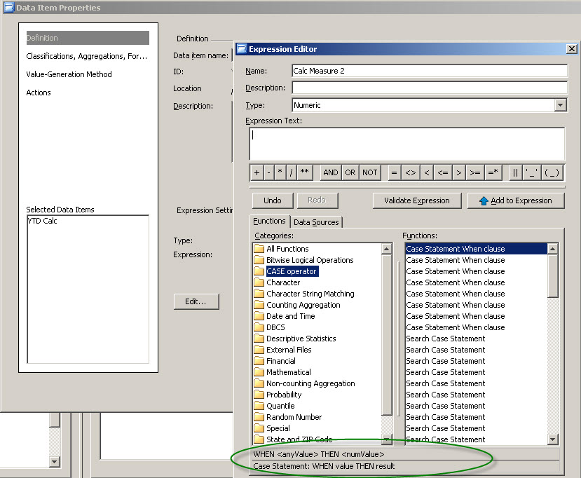 Picture of Information Map Studio tools.