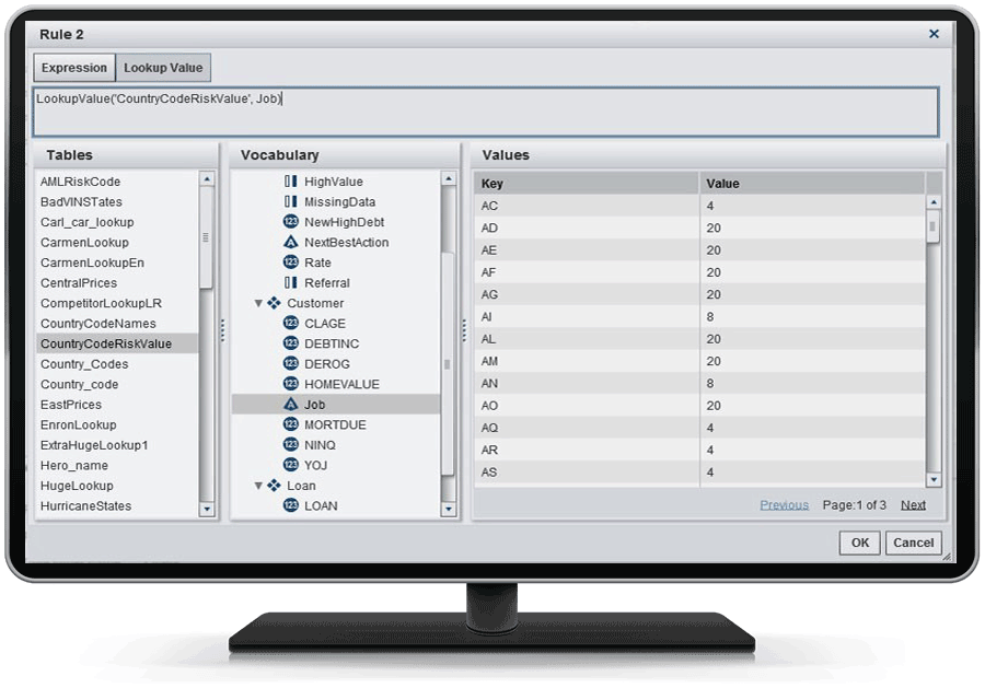 SAS Business Rules Manager in action
