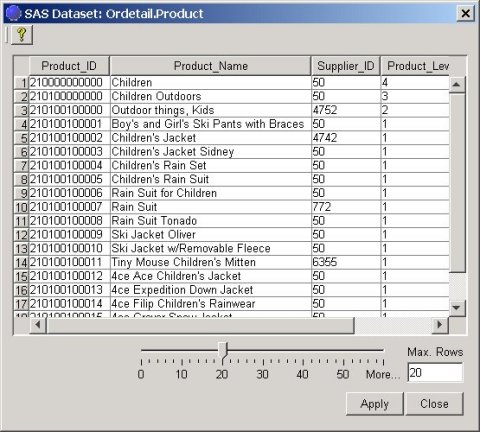 Picture of SAS Data Surveyor SAP tools.