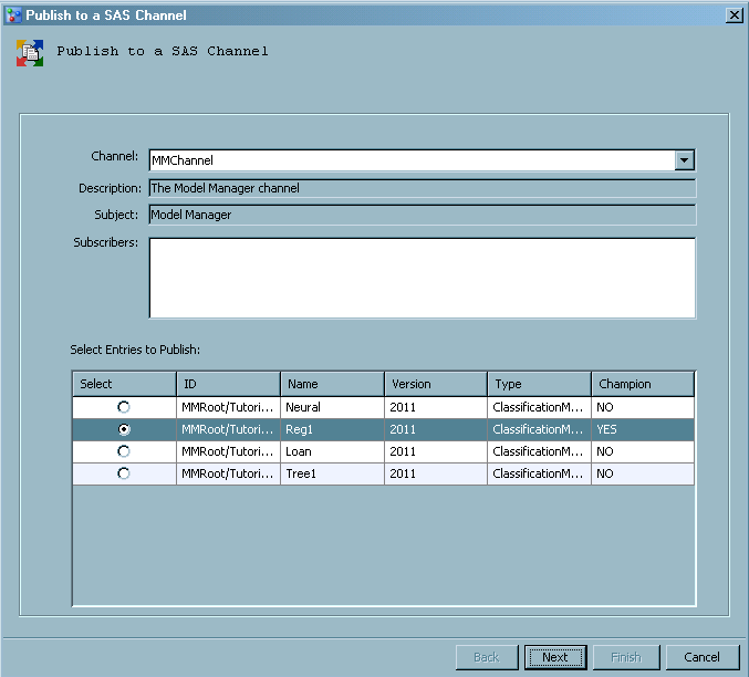 SAS Business Rules Manager in action