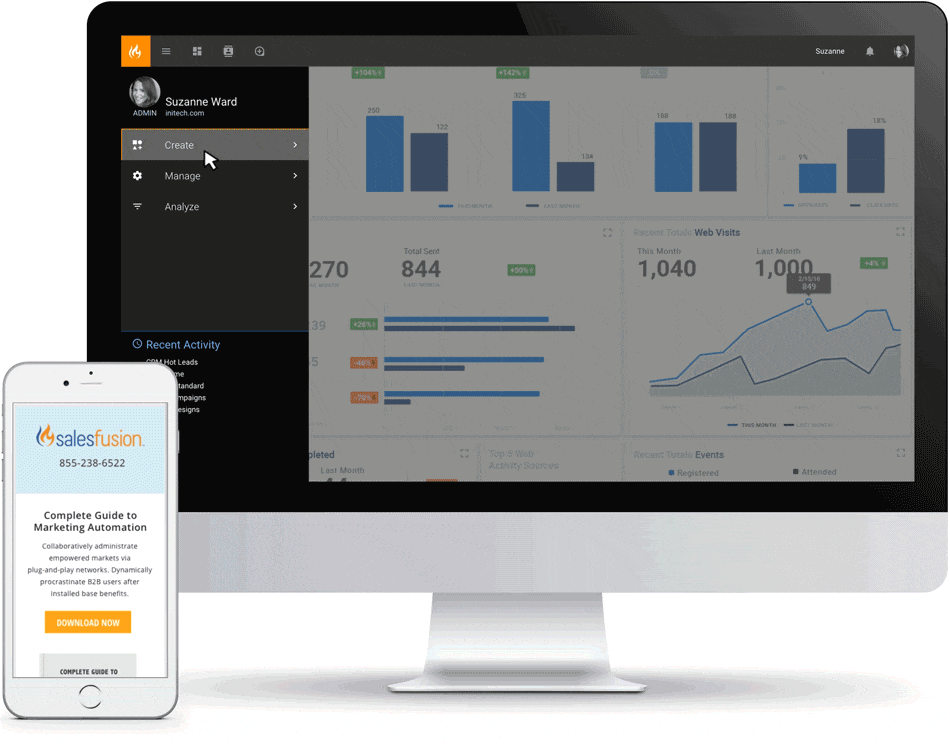 Picture of Sugarcrm One tools.