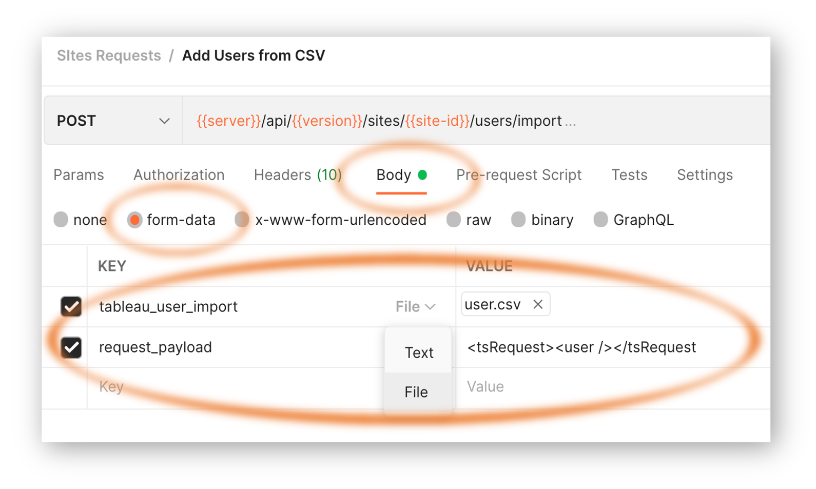 Picture of Tableau Server REST API tools.