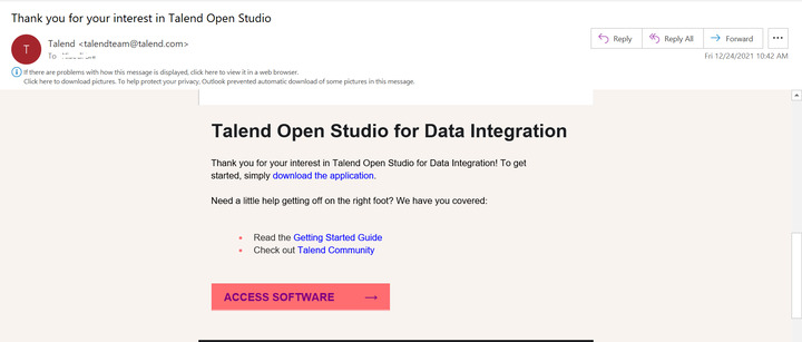 Talend Open Studio in action