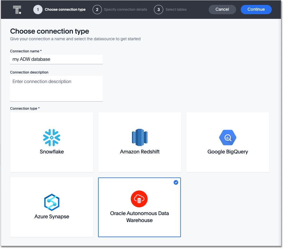 Picture of ThoughtSpot Embrace tools.
