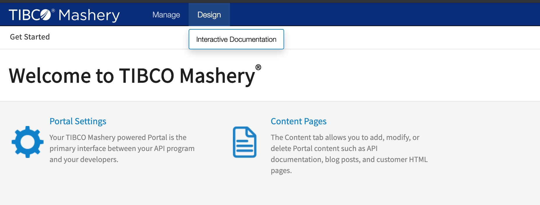 Picture of TIBCO Cloud Mashery tools.