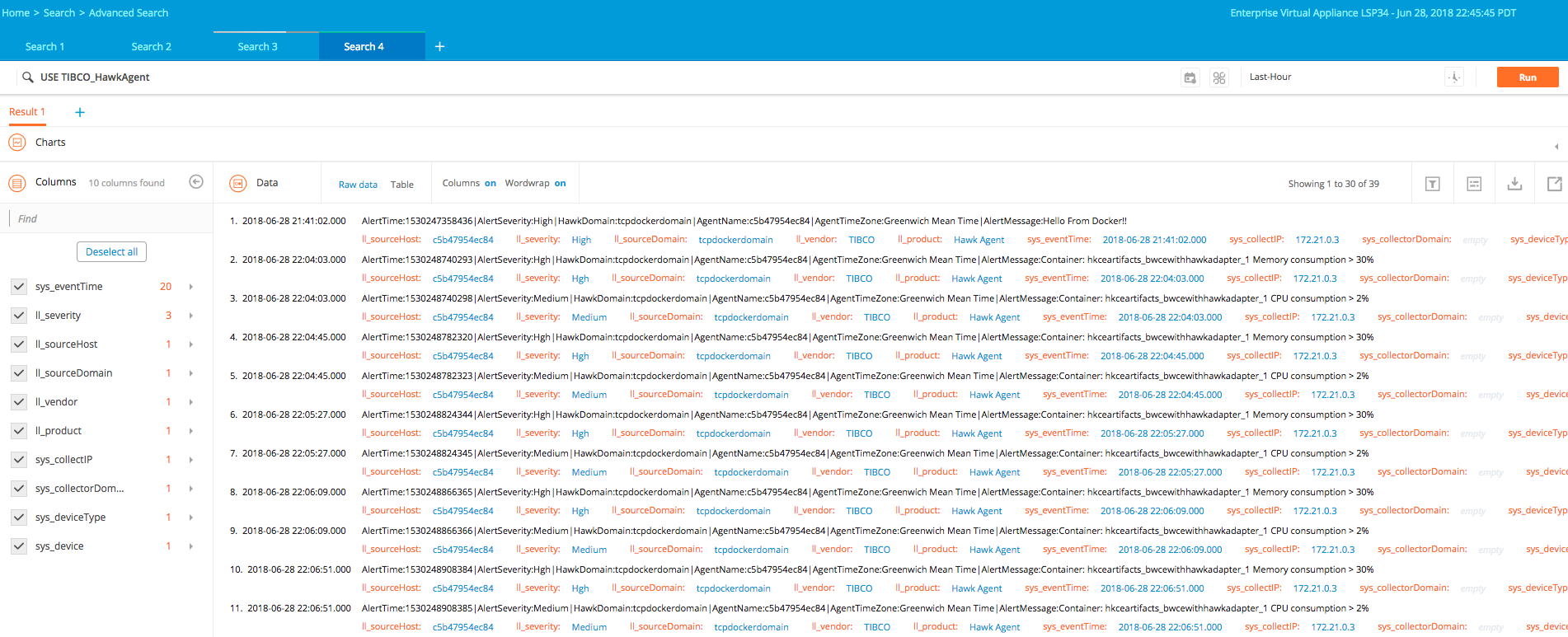 TIBCO Hawk in action