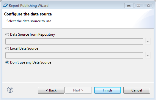 Screen shot of TIBCO Jasperreports Server software.