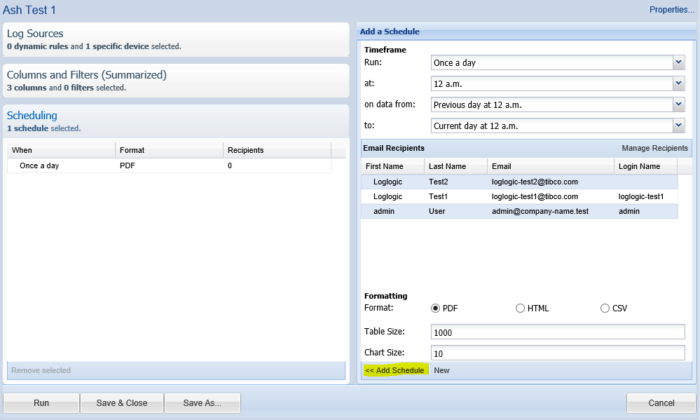Picture of TIBCO Loglogic tools.