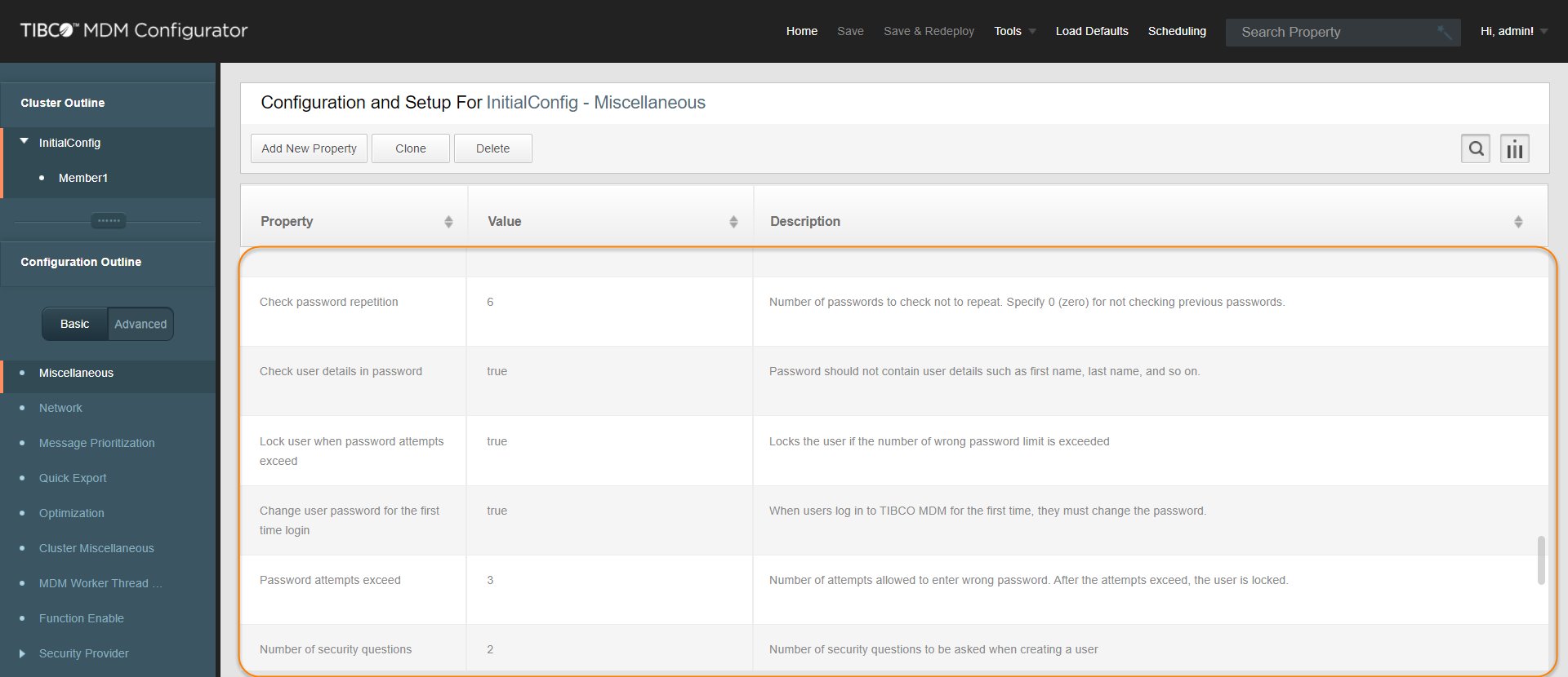 Picture of TIBCO MDM tools.