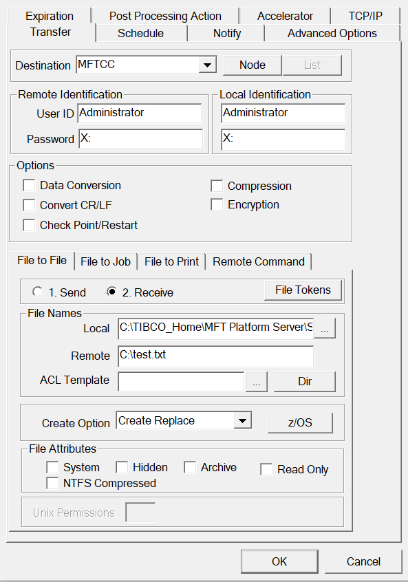 Picture of TIBCO MFT tools.