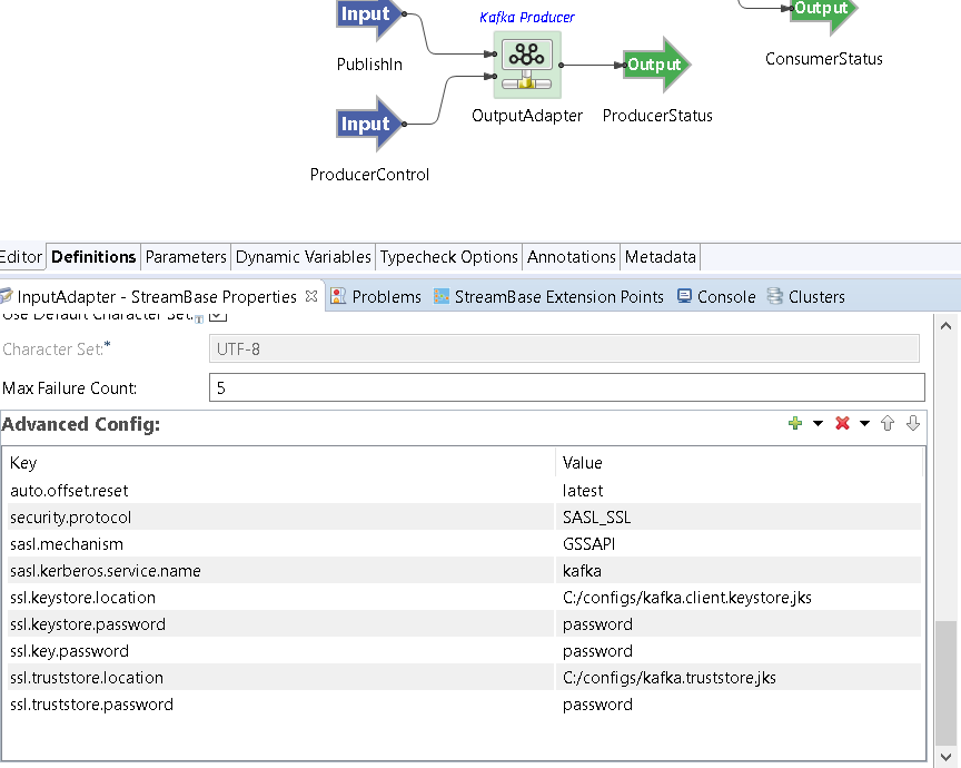 Screen shot of TIBCO Streaming software.